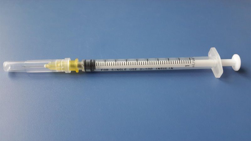 Insulin Syringe Detachable Needle