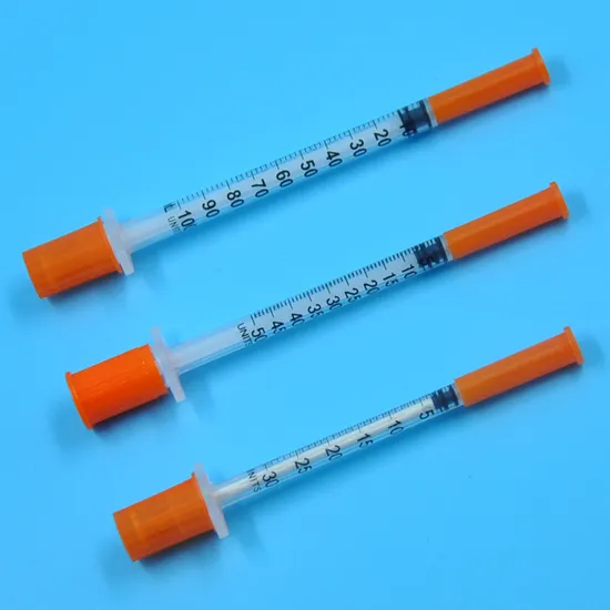 Insulin Syringe Fixed Needle - Diabetes Injection