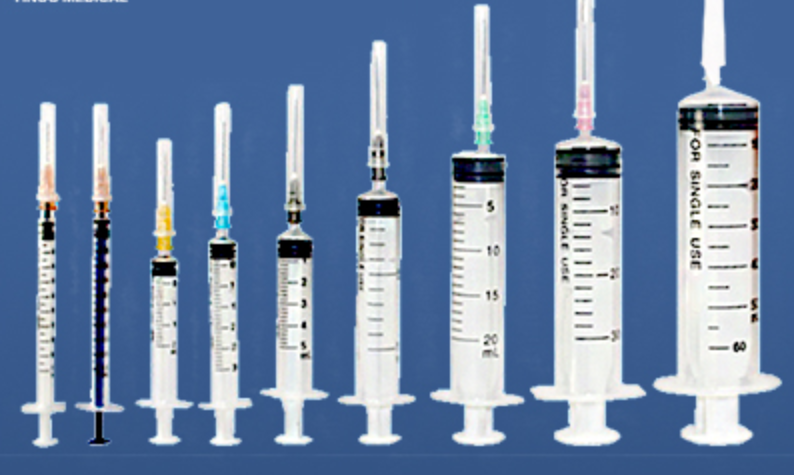 Luer Slip Syringes - All Sizes